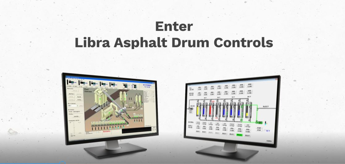 Libra Asphalt Drum Controls