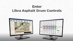 Libra Asphalt Drum Controls