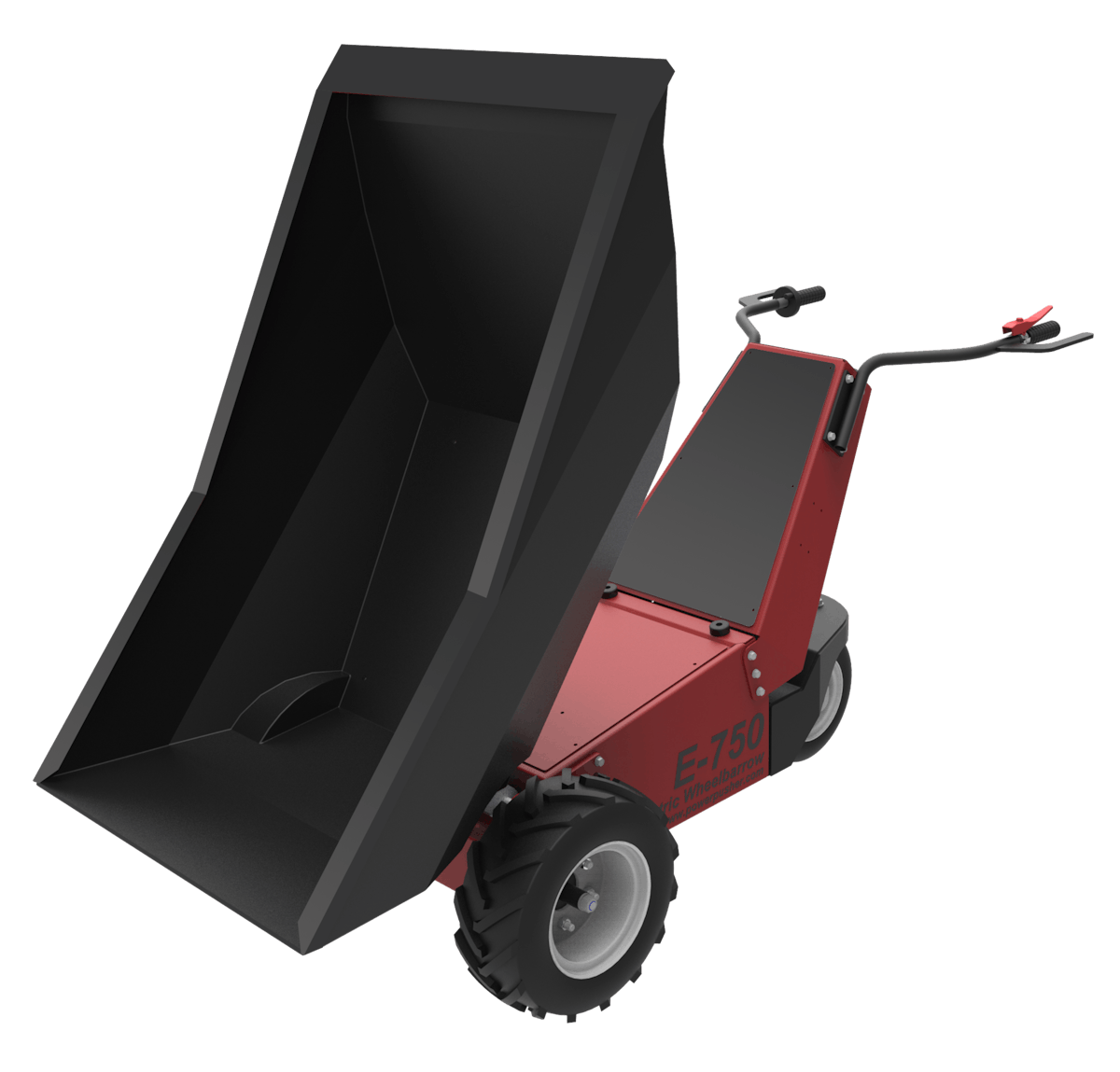 PowerPusher’s E750 Electric Wheelbarrow™ For Construction Pros