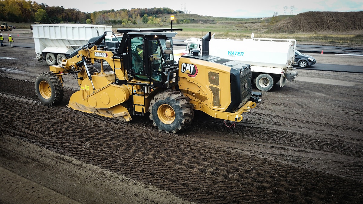 Caterpillar RM400 Rotary Mixer From Caterpillar Cat For