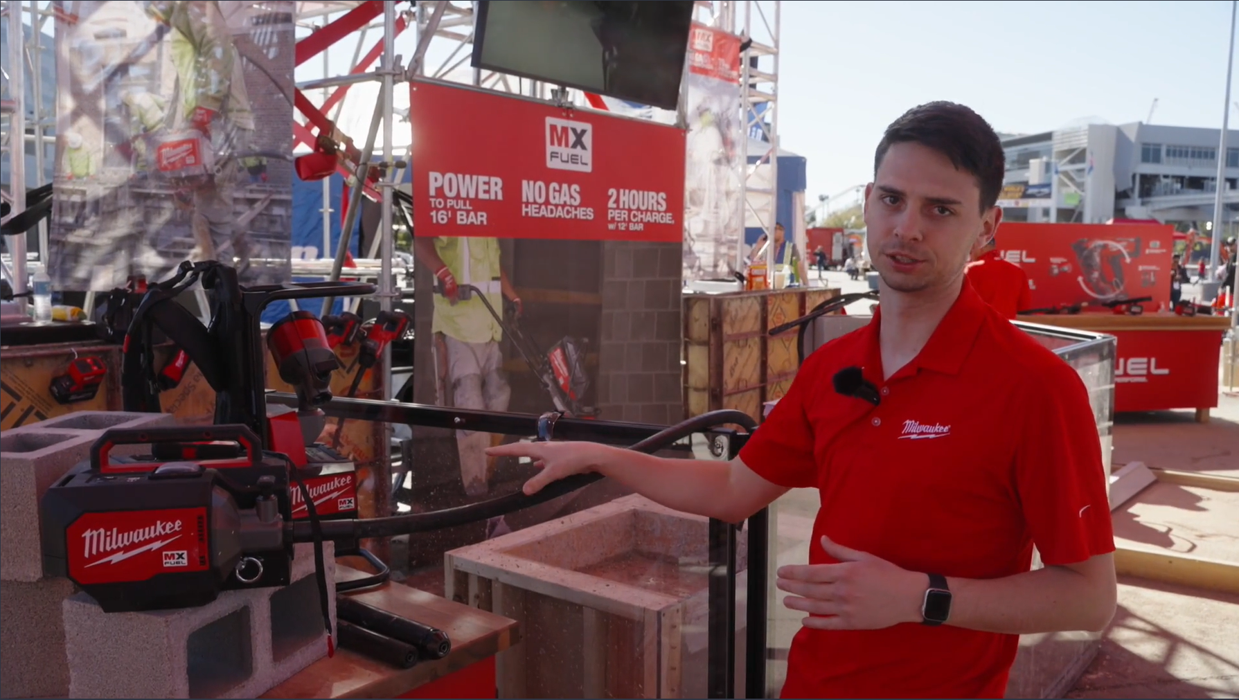 Mx Fuel Concrete Vibrator Line