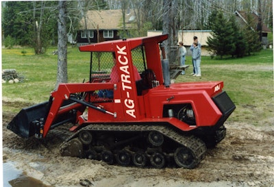 The cosmetically restored Ag-Track is now on display at ASV’s headquarters in Grand Rapids, Minnesota.