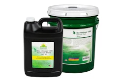 Renewable Lubricants presents patented Bio-Ultimax 1000, readily biodegradable biosynthetic formulas which perform like mineral oil based hydraulic fluids.