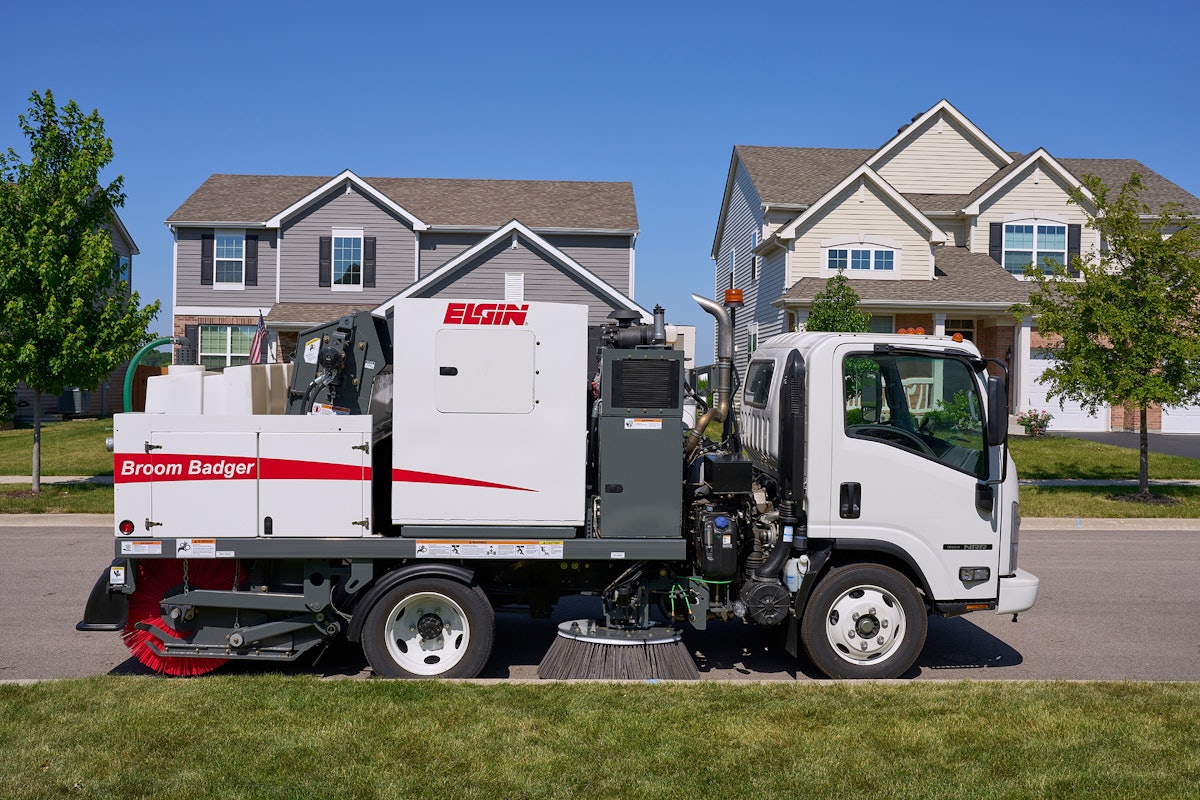 Elgin Updates "Broom Badger" Sweeper From Elgin Sweeper Company For