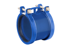 The HYMAX Pro Dedicated Size Coupling is used for joining same-size plain end pipes without the need for welding or special pipe fittings.