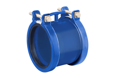 The HYMAX Pro Dedicated Size Coupling is used for joining same-size plain end pipes without the need for welding or special pipe fittings.