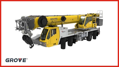 Mtw News New Grove Tts9000 2 Truck Crane Brings All Wheel Steering To Nimble Lightweight Carrier 2