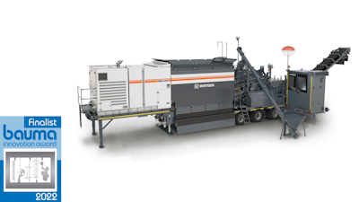The KMA 240i Mobile Cold Recycling Mixing Plant
