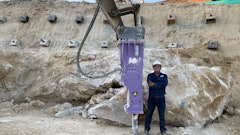 The hydraulic breakers feature anti-blank fire technology, an energy recovery system that reduces the required oil flow and a double-damping system for reduced vibration.