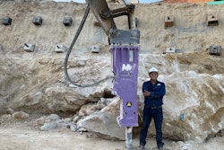 The hydraulic breakers feature anti-blank fire technology, an energy recovery system that reduces the required oil flow and a double-damping system for reduced vibration.