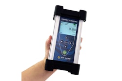 The handheld, IP67-rated flow meter is designed for measuring the flow rate of clean, non-aerated fluids in full pipes such as water, chemicals and fuel oils.