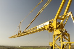 Designed for construction sites, infrastructure projects and building operations, the Potain Igo T 99 tower crane can work in five different jib lengths with a shortened jib.