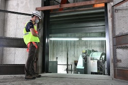 Schindler CLIMB Lift is a self-climbing, vertical transportation system that can be used in high-rise construction to move people and goods. The system has been featured on over 170 elevators.
