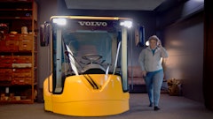 To create the software, developers studied machines in action on construction sites. One such machine is the Volvo L200H High Lift wheel loader.