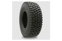 Designed for grader and loader applications, the VSWAS 23.5R25 can be used in deep snow with a tread pattern that reduces stone holdings without the need for studs or chains.