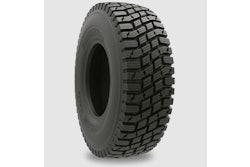 Designed for grader and loader applications, the VSWAS 23.5R25 can be used in deep snow with a tread pattern that reduces stone holdings without the need for studs or chains.