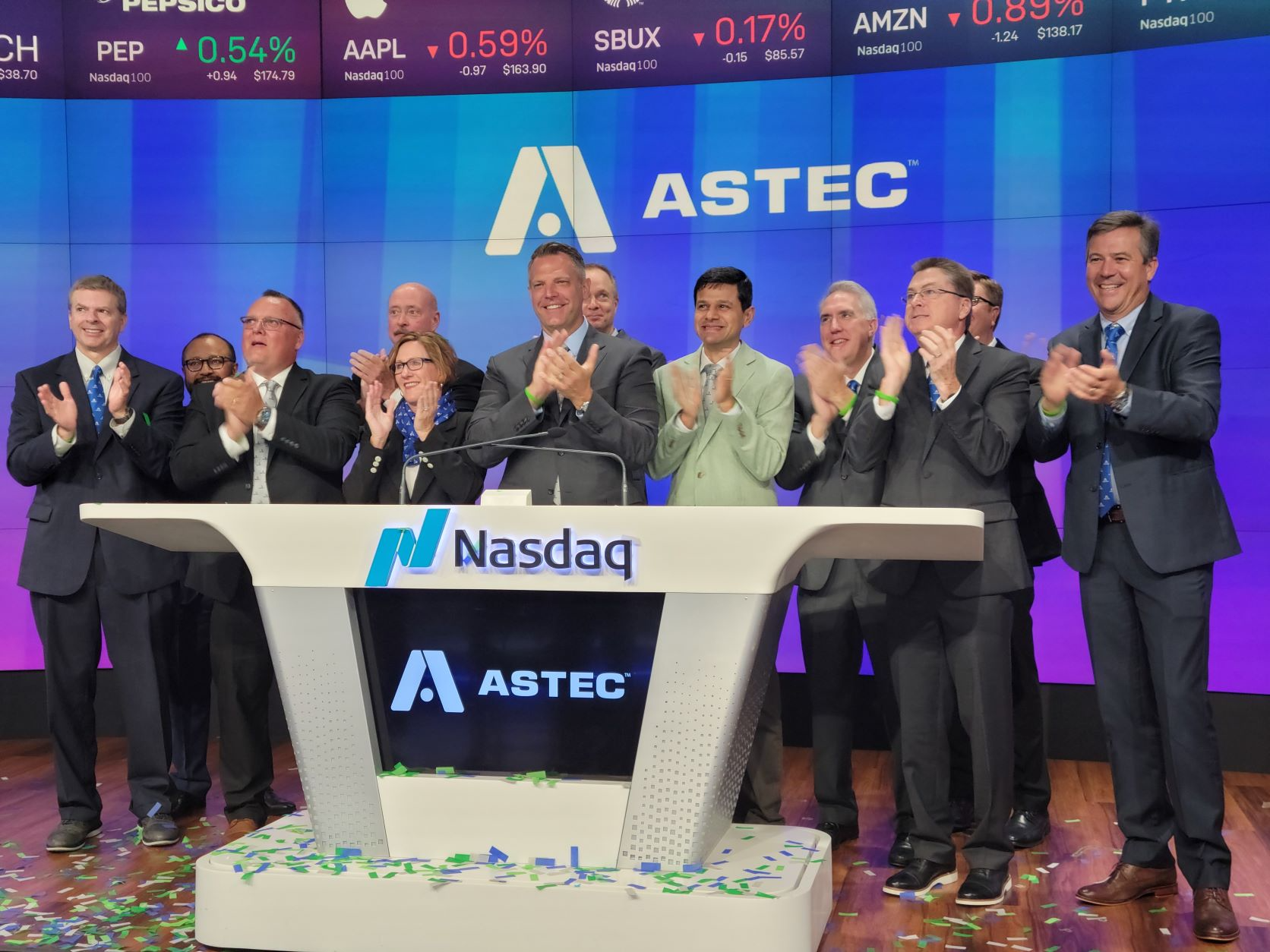 Astec Leadership At Nasdaq Opening Bell[35]