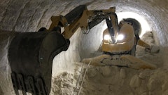 Demolition robots can be paired with a bucket to increase efficiency for a number of confined applications such as excavation, digging trenches, material handling, sorting, separating and loading debris.