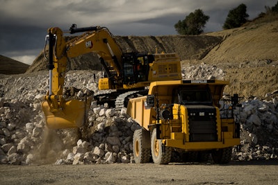 Next-gen Caterpillar 374 excavator.