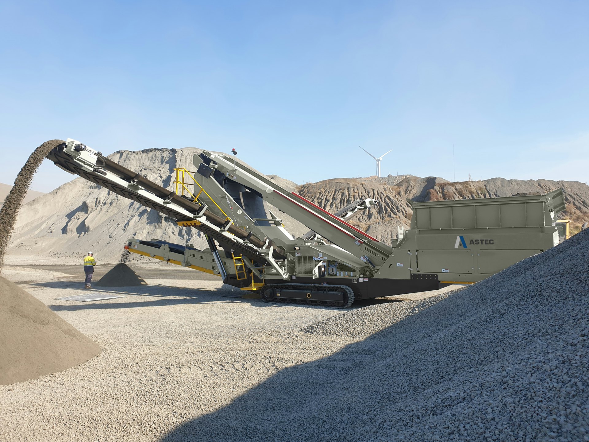 Astec Industries GT2612V Mobile High Frequency Screening Plant