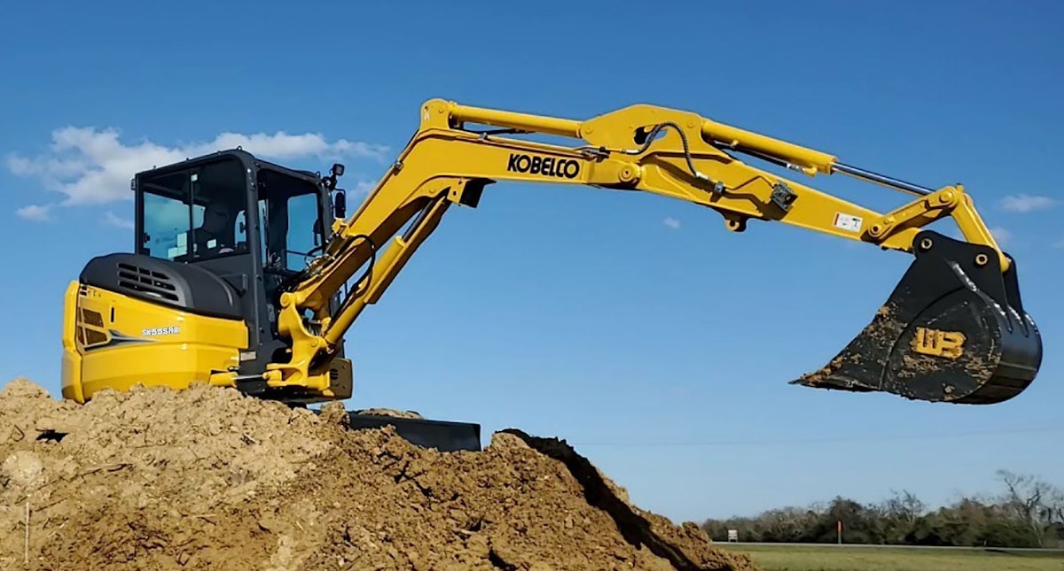 KOBELCO Next-generation SK55SRX-7 Compact Excavator From 