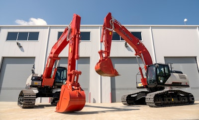 The robust database, showroom and community of IRONPROS will help users find heavy-duty equipment, like these 2022 Contractors' Top New Products Awards winners Link-Belt X4 HD excavators.