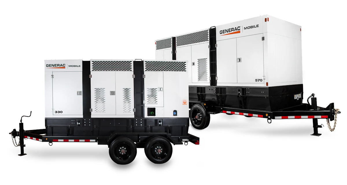 Generac Mobile MDE330 and MDE570 Diesel Generator Sets From: Generac ...