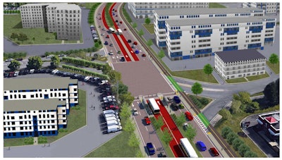 The Lynnway Multimodal Corridor is a $20,250,000 2022 RAISE Grant recipient. This project will provide design and construction services for center-running bus lanes, enhanced bus stops, a bi-directional separated bike lane, and sidewalk improvements on the Lynnway (MA Route 1A) between the General Edwards Bridge and Broad Street.