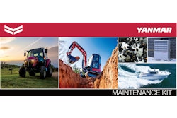 Each kit is based on what the machine’s manual recommends for a particular unit, with variations on hydraulic service, filters and fluids.