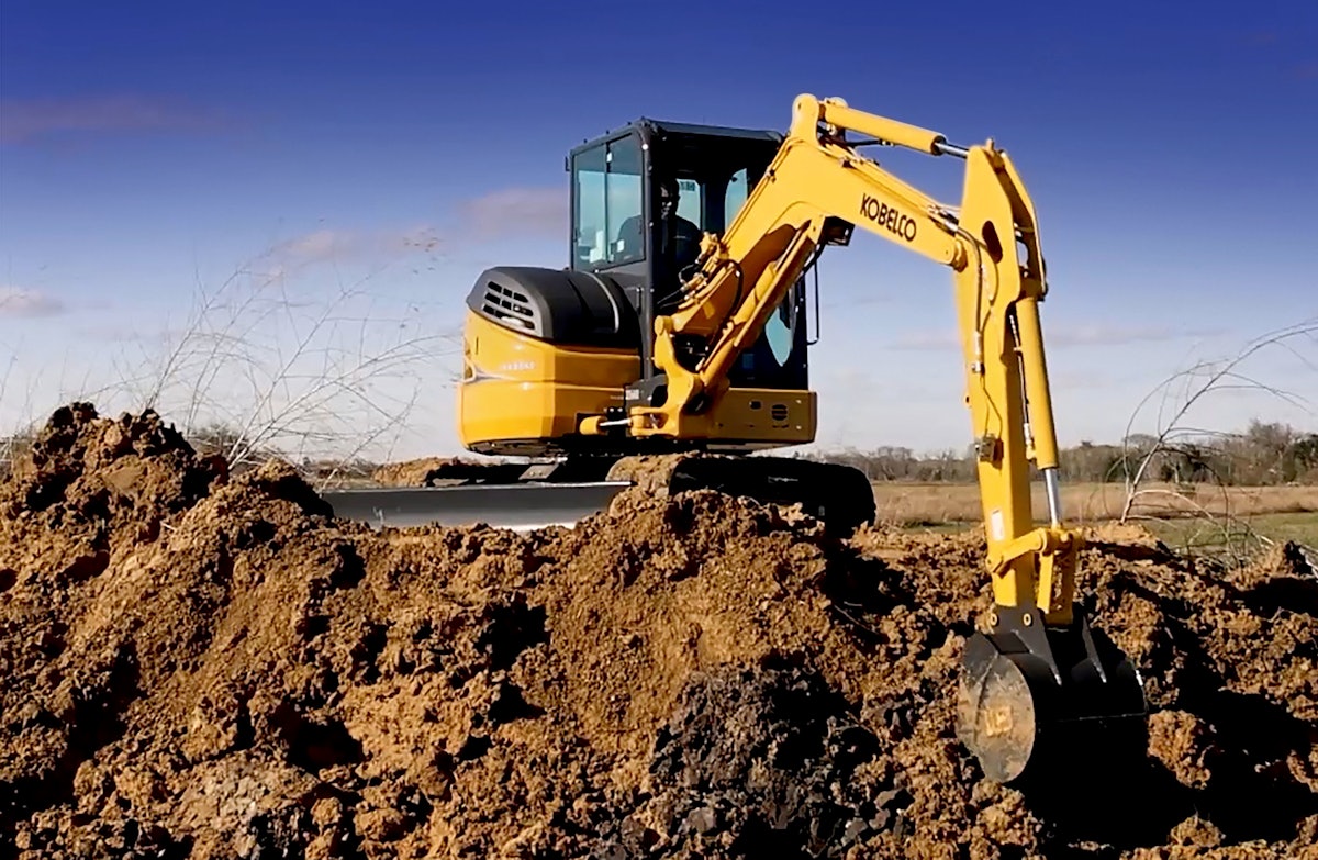 KOBELCO Next-generation SK55SRX-7 Compact Excavator From
