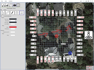 Moving from web-based to app-based tools, Rigging Designer enables users to create custom rigging plans and Sketch Pad provides a way to sketch preliminary job site data for bids and estimates.