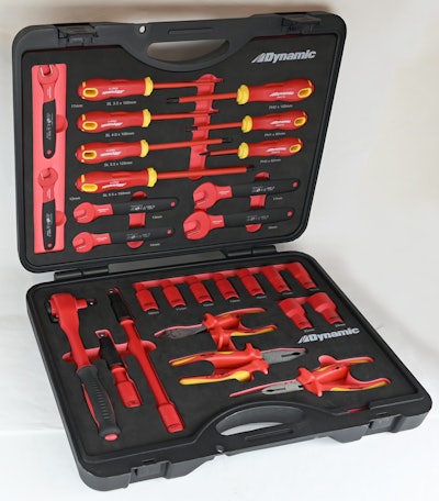 Each tool within the set has been tested to 10,000 AC and is VDE certified to 1,000 VAC in compliance with IEC 60900.