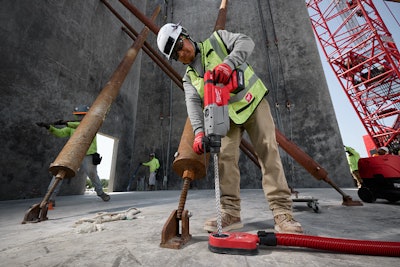 M18 FUEL 1 1/4-in. SDS Plus D-Handle Rotary Hammer With ONE-KEY