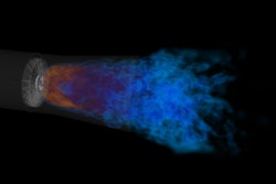 Computational fluid dynamics (CFD) combustion simulation of an Astec Power Flame burner