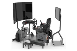 Set in a construction environment, the system teaches students and operators how to work a backhoe loader (BHL) from machine inspection to driving, braking, trenching, lifting and more.