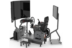 Set in a construction environment, the system teaches students and operators how to work a backhoe loader (BHL) from machine inspection to driving, braking, trenching, lifting and more.