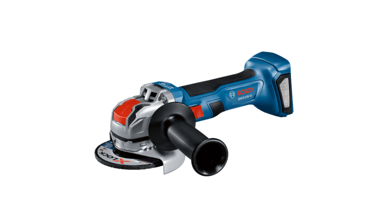 Bosch X LOCK Angle Grinder for Metalworking and Cutting From