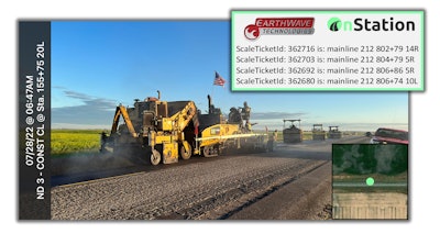 This new functionality automatically tracks the load from the time it is loaded at the asphalt plant, through its dumping into the paver on the job site.