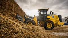 Both the 544 G-tier and the 644 G-tier wheel loaders are eligible for the John Deere protect service plan, which ensures routine maintenance is performed at every 500-hour interval by a John Deere dealer.