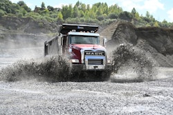 Mack Truck In Quarry