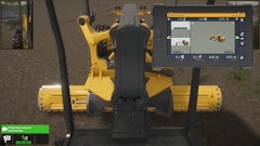 Now available on dozer and motor grader simulators, Trimble Earthworks software works in parallel with CM Labs’ patented software and runs on a tablet that connects to the simulator.