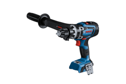 The hammer drill and driver features 1,330 in.-lbs. of max torque and built-in proprietary electronic angle detection for drilling at specific angles.