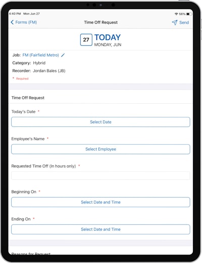 HCSS Forms is available in the HCSS Field app as an update to both HCSS HeavyJob and HCSS Safety.