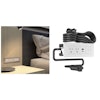 The dash Furniture Power Center can be added directly into furniture, while the dash Power Tower brings power to indoor spaces with a free-standing tower.