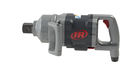 Designed for construction sites, the 2955 impact wrench produces 4,500 ft. lbs. of max reverse torque powered by a warm-forged twin-hammer impact mechanism.