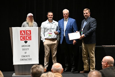 Keystone Structural Concrete was awarded the W. Burr Bennett Awards for Safety Excellence.