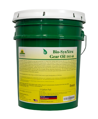 Formulated from renewable agricultural biobased resources, Bio-E.P. Gear Oils are non-toxic, zinc-free formulations which contain no heavy metals.