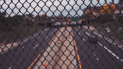 View of I-375 from an overpass