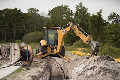 Caterpillar is focused on continuing to build upon its electro-hydraulic platform, regarding the 420 XE, 440 and 450 backhoe-loaders that presently utilize the electro-hydraulic seat-mounted control system.