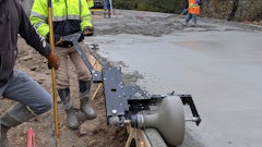 Battery-powered curbing machines are often used for monolithic pours but can also be used for patch and repair work and can complement slipform pavers for corners and tight radii involved with larger jobs.